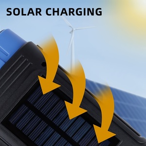 Linterna LED Solar Multifuncional con Foco de 3W, Luz de Emergencia COB y 90 SMD, Multimodo, USB - Product Image 2