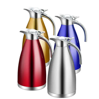 Carafe thermique en acier inoxydable pour eau chaude, carafe à eau isolée, Pots à café et bouilloire à thé