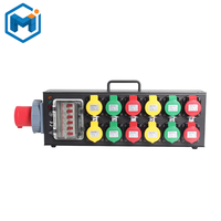 Petit boîtier électrique 12 voies 16A grand écran Led boîtier d'alimentation contrôleur boîte de Distribution de scène