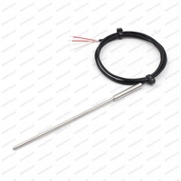 Gagang baja tahan karat PT100 PT1000 tahan air Sensor temperatur RTD