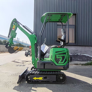 Máy xúc đào bánh xích động cơ Diesel thủy lực nhỏ gọn 1,2 tấn, đạt tiêu chuẩn CE EPA Euro 5, vận chuyển miễn phí, dùng được cho nông trại và mọi địa hình - Product Image 3