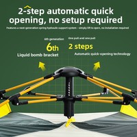Tente de camping pour 2 personnes, pliable, portable, imperméable, épaissie, quatre saisons, à un étage, entièrement en Oxford