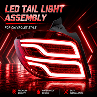 Nouvel ensemble de feux arrière à LED rouges BK pour Chevrolet Cruze Hatchback 2011-2015, clignotants séquentiels, feux de freinage et de recul, Plug & Play
