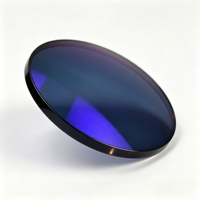 Lentilles optiques photochromiques anti-lumière bleue en deux parties, protection UV420, Cr39 HMC, couleur gris Pioneer, vente en gros pour lunettes