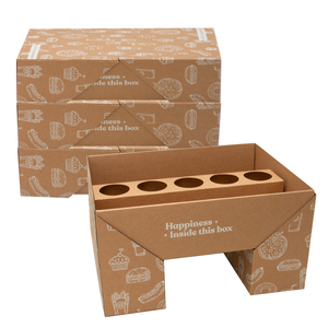 Scatola di Lusso Personalizzata per Alimenti da Asporto Torte Nuziali <span class=keywords><strong>Burger</strong></span> e Prodotti da Forno - Product Image 5