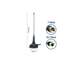 Antenne TV mobile intérieure sans fil Omni Dvb-t avec câble RG174 de 1.5m