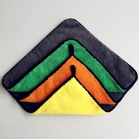 High Absorbent Quick Dry Double Sided Woven Coral Fleece Microfiber Square Towels 40x40cm 800GSM Cleaning Towel
