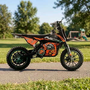 Minimoto de Cross para Niños de 36V, Motor de 500W/800W, Límite de Velocidad Seguro, Frenos de Disco, Motocicleta Todoterreno - Product Image 3