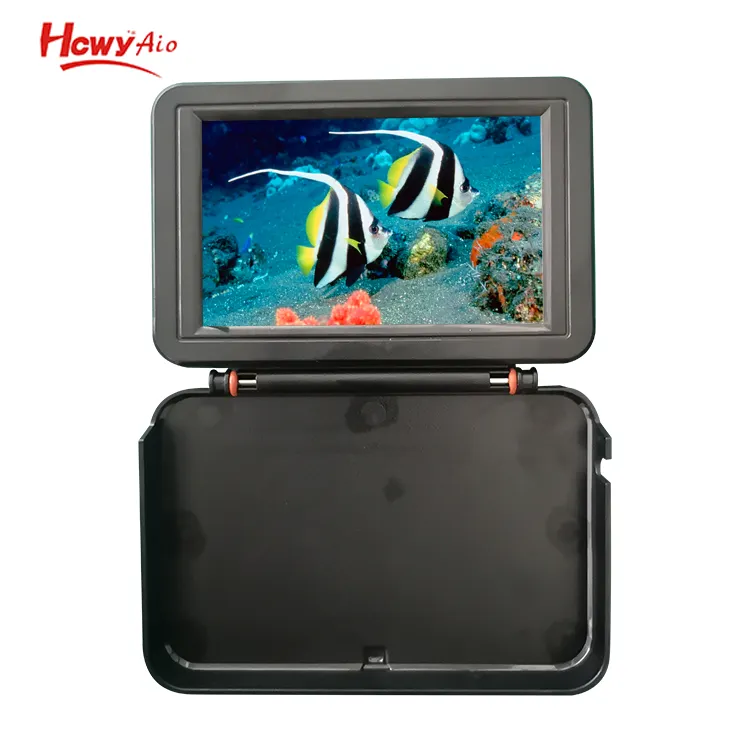 Visuable 5 inch Battery 1000 Nits Sea Ice Fishing Products Finder Underwater Display AHD Monitor