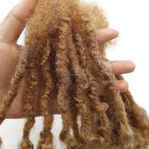 8 pollici 27 #   Estensioni Dreadlocks Boho con Punte Ricce, Spessore 0,6 cm, 20 Ciocche <span class=keywords><strong>per</strong></span> Confezione, <span class=keywords><strong>per</strong></span> Acconciature Goddess - Product Image 4