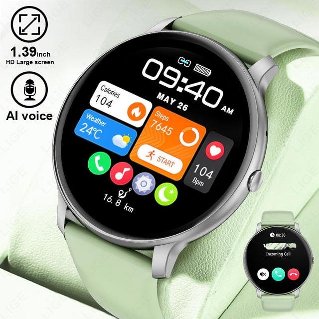 Lige BW0905 Smart Watch Men Women Outdoor SOS Sport Fitness Watch Man Wireless Call Android IOS Health Monitoring Smartwatch Men