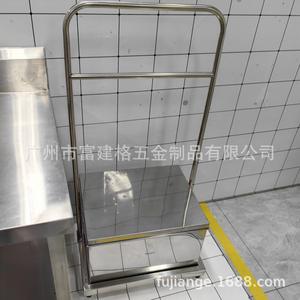 Chariot alimentaire en acier inoxydable argenté 304 pour bonbons, viande rôtie, miel, modèle de projet scolaire, fournitures pour restaurants et hôtels - Product Image 2