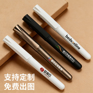 Custom Advertising <b>Pen</b> 145mm Plastic Body Silk Screen Printing Logo Support Wholesale Business Use - Product Image 1