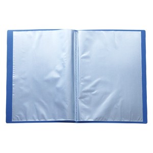 Deli Clear Book <b>Document</b> Organizer <b>A4</b> Size 10 20 30 40 60 80 100 Pockets Office Storage <b>Folder</b> Standing Type - Product Image 2