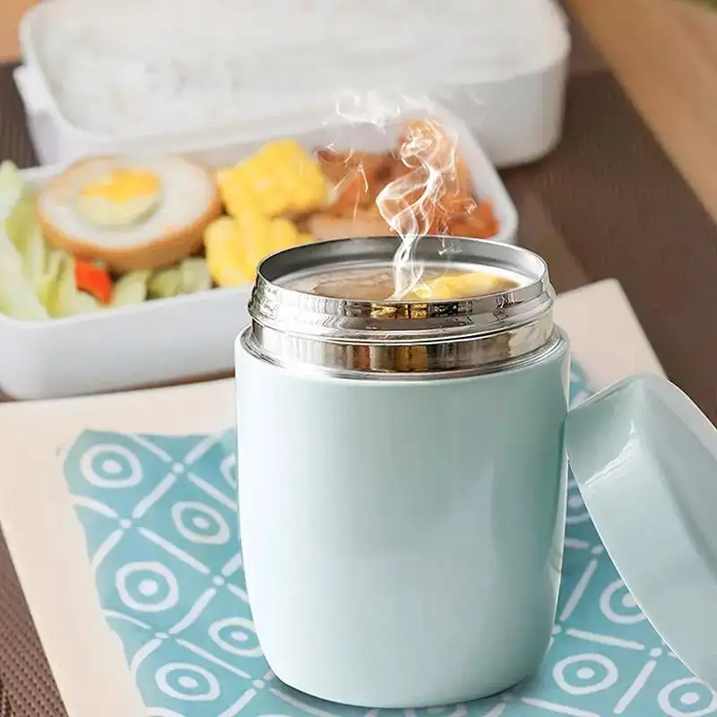 Portable children thermal thermos 260ml kids braised mugs, soup food jar, container stainless steel insulated smoulder flask