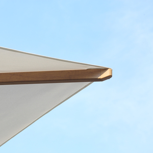 Grand parasol cantilever en aluminium de style européen avec LED pour terrasse, piscine, jardin, hôtel et parc - Product Image 6