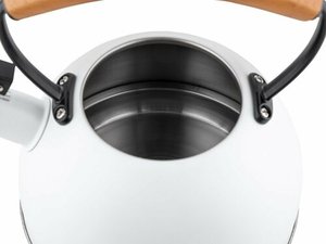 Factory Stovetop Whistling <strong>Kettle</strong> 2.5L Stainless Steel <strong>White</strong> Color Whistling Tea <strong>Kettle</strong> for Induction Cookers Gas Boiling - Product Image 4