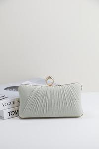 Nuova <span class=keywords><strong>Borsa</strong></span> da Sera per Donna, Clutch Elegante per Feste, Abbinamento Quotidiano, Semplicità Urbana in Poliestere con Decorazione <span class=keywords><strong>a</strong></span> Cristallo - Product Image 6