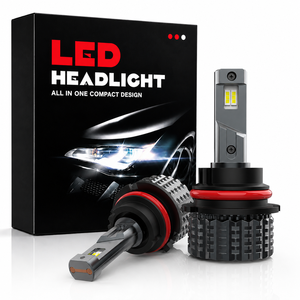 หลอดไฟหน้า LED 6000K 60W 12000LM 12V ใช้ได้กับทุกยี่ห้อ ดีไซน์กะทัดรัด แบบเสียบใช้งานได้ทันที สำหรับอัพเกรดรถยนต์ - Product Image 1