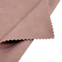Tela de Punto Elástica de Poliéster y Spandex para Otoño e Invierno, Suave y Cálida, para Camisetas de Capa Base o Ropa de Estar por Casa
