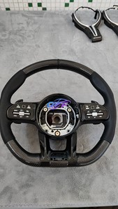 Volant sport en fibre de carbone, vente directe d'usine, pour Mercedes-Benz AMG W204 W205 CLA <span class=keywords><strong>GLA</strong></span> C217 W211 W212 W221 W222 Classe G - Product Image 6