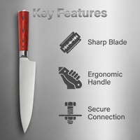 Couteau de chef professionnel personnalisé 5CR15, lame en acier inoxydable ultra-affûtée, très résistante, 19,5 cm, finition haute brillance, ambidextre