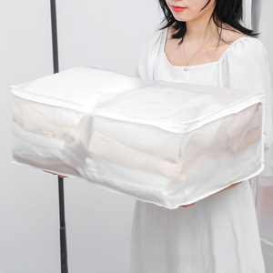 Transparent Quilt Storage Bag Waterproof Organizer Large Size Bedroom Use - Product Image 2