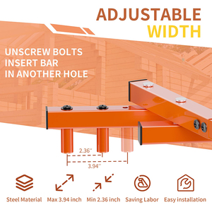 Jh-mech công cụ boong công cụ nặng lao động tiết kiệm lao động có thể tháo rời Grip Non-Slip chủ đề thiết kế thép boong Hội Đồng Quản trị thẳng công cụ - Product Image 3