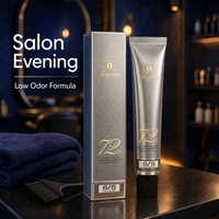 Crème colorante pour cheveux professionnelle sans PPD, sans ammoniaque, sans peroxyde, faible odeur, coloration permanente pour salon, 49 couleurs, couvre les cheveux