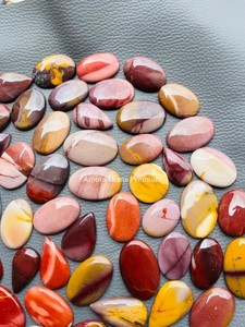 Pierre précieuse en vrac pour la fabrication de bijoux pierre polie ton de terre parfait pour les bagues - Product Image 4