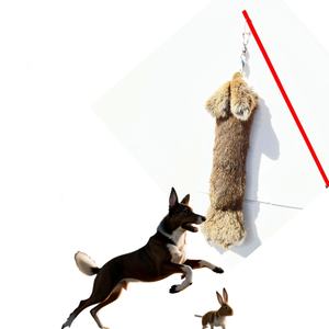 Producto para mascotas, paño para mordeduras de perro, juguetes para tirar, manga para morder, producto de entrenamiento para cachorros, piel de conejo - Product Image 1