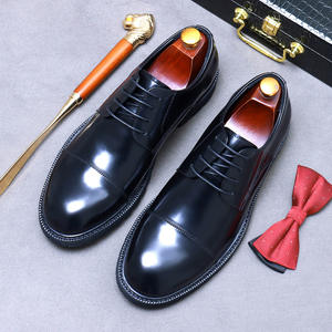 Zapatos de Fiesta para Hombre con Triple Articulación, Cordones, Suela de Goma, Ligeros, Transpirables, Antideslizantes, Punta Redonda y Tacón Grueso - Product Image 5