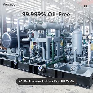 공냉식 CNG 컴프레서 천연 가스를 반응기에 필요한 압력으로 가압합니다. - Product Image 2