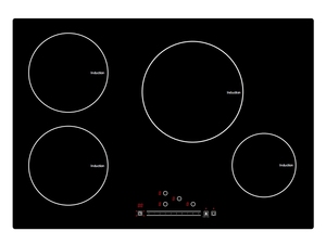 Cocinas de inducción de 4 quemadores incorporadas de Alemania con control inteligente - Product Image 3