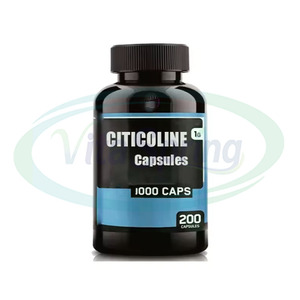 ซิทิโคลีน อาหารเสริมบำรุงสมอง 500 มก. แคปซูลออร์แกนิกวีแกน สำหรับการจำความจำ การโฟกัส และประโยชน์ต่อความงาม สำหรับผู้ใหญ่ - Product Image 1