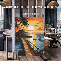 Nouvelle série Paysage 40*50cm – Peintures diamantées 5D en acrylique à poinçonner, faites main pour enfants et adultes