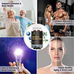 Gummies de Shilajit OEM ODM d'usine, complément 9 en 1 avec Maca et vitamines - Product Image 4