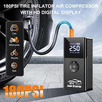 RideWise CE 150 PSI Pompe à air pour voiture et démarreur de batterie portable 2000A avec compresseur pour véhicules 12V