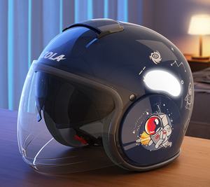 Casco Modular para Motocicletas para Mujer, Antivaho, Cálido, Eléctrico, Casco para Auto, Cascos, Casco de Moto - Product Image 4