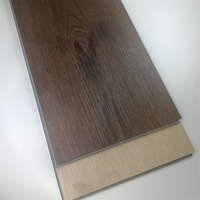 100% Wasserdichter Feuerfester Holzoptik Luxus 4mm 5mm 6mm 7mm PVC Klick-Verriegelung SPC-Bodenbelag mit IXPE-Unterlage