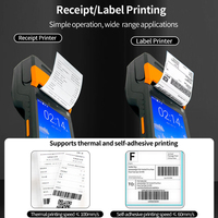 JINGXIN Pantalla LCD de 5,5 pulgadas Pantalla táctil Matriz DE DATOS Código QR Escaneo Tarjeta de identificación Pos de mano