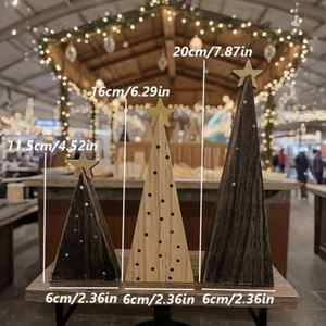 2026 New Styles Natural Wooden Christmas <b>Tree</b> Star <b>Topper</b> Ornament for Home Party Holiday Decor Factory Custom - Product Image 5