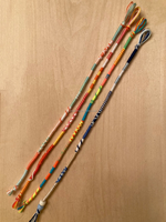 Fascette per Capelli Fatte a Mano su Misura, Fascette Temporanee Rimovibili per Extension, Fascette Macramè per Dreadlocks