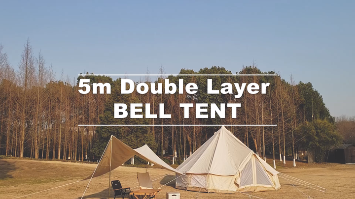 Waterproof Luxury Safari Resort Yurt Outdoor Camping Tent