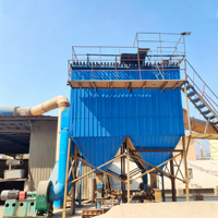 Collecteur de poussière à sacs anti-explosion, machine de filtration industrielle sur mesure pour le traitement des poussières de la fonderie et de la menuiserie