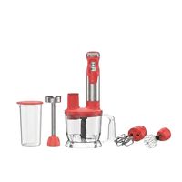 Mixeur plongeant électrique compact à faible bruit, vitesse variable, pour smoothies et fonctions de pilonnage, hachoir domestique automatique