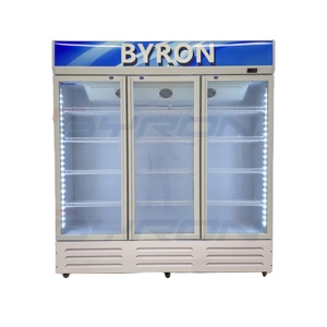 Refrigerador Vertical Comercial para Supermercados, Exhibidor de Bebidas con 1/2/3 Puertas de Vidrio, Enfriador Vertical para Bebidas - Product Image 2