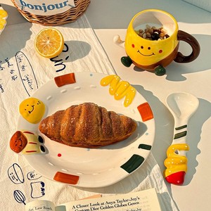 Taza <span class=keywords><strong>de</strong></span> Café <span class=keywords><strong>de</strong></span> Cerámica con Relieve <span class=keywords><strong>de</strong></span> Hash Brown, Diseño Creativo y Artesanal <span class=keywords><strong>de</strong></span> Alta Calidad, Estilo Lelyi Ins, Linda y Femenina - Product Image 4