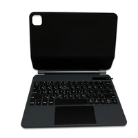 Casing kulit pelindung Keyboard sentuh, generasi kedua nirkabel kontrol dengan casing untuk iPad Pro 11 Air4 & 10.9 kompatibel dengan IOS