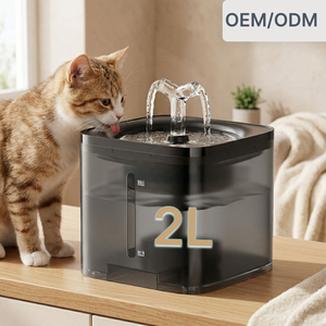 Fontanella per Gatti <span class=keywords><strong>con</strong></span> Sensore di Movimento da 2L |   Distributore d'Acqua Automatico Ultra-Silenzioso per Animali Domestici |   Distributore d'Acqua Intelligente per Cani a Batteria - Product Image 1